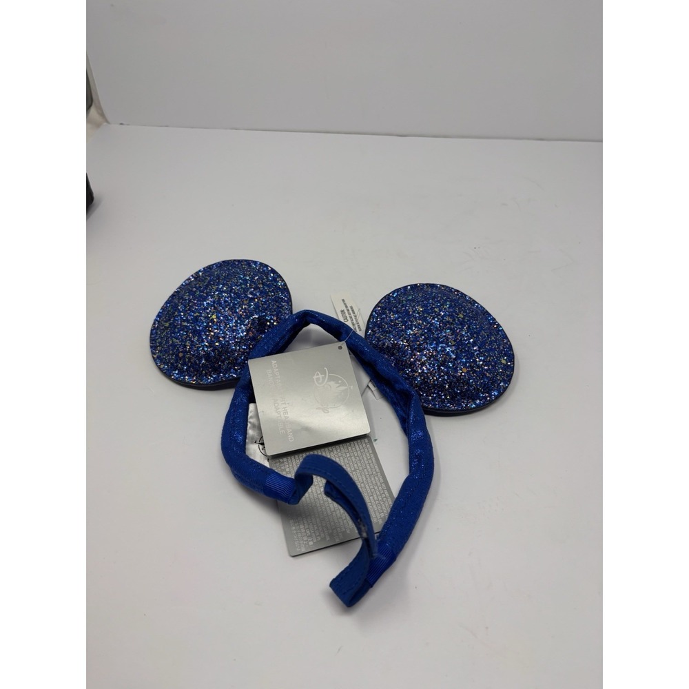 Official Disney Glittery Adaptable Fit Soft Headband Mickey Ears Youth Brand New